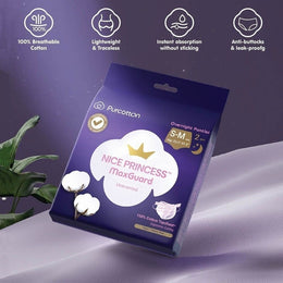 Purcotton MaxGuard Unscented Overnight Panties