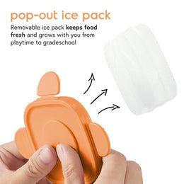 Quark Storii Baby Food Storage Containers With Lids & Built-In Removable Ice Pack 3 Pack 5 oz