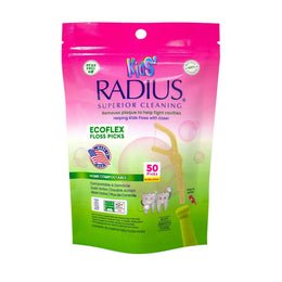 Radius EcoFlex Floss Pick Bubble Gum