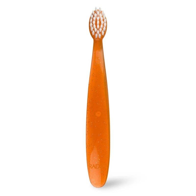 Radius Totz toothbrush 18M+ in orange with white bristles