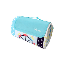Ray Star 79''X79'' Ferris Wheel Picnic Blanket Sandproof Waterproof Large Mat For Beach