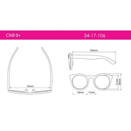 Real Shades Chill Sunglasses Kids Dusty Rose
