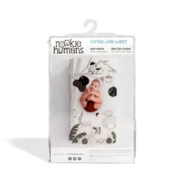 Rookie Humans Cotton Sateen Crib Sheet Woodland Dreams