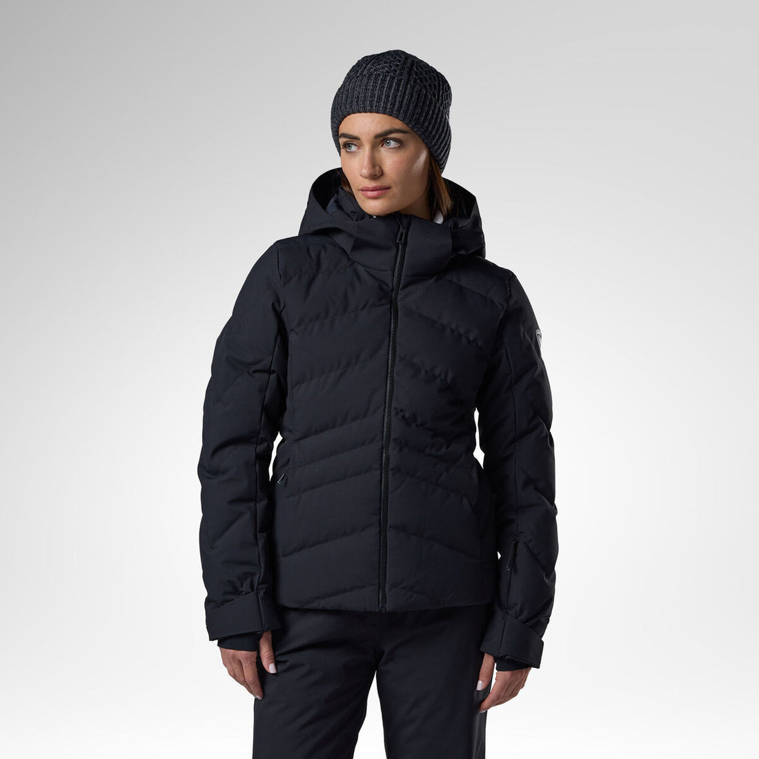 Rossignol Women's Staci Insulated Jacket - Black - front view