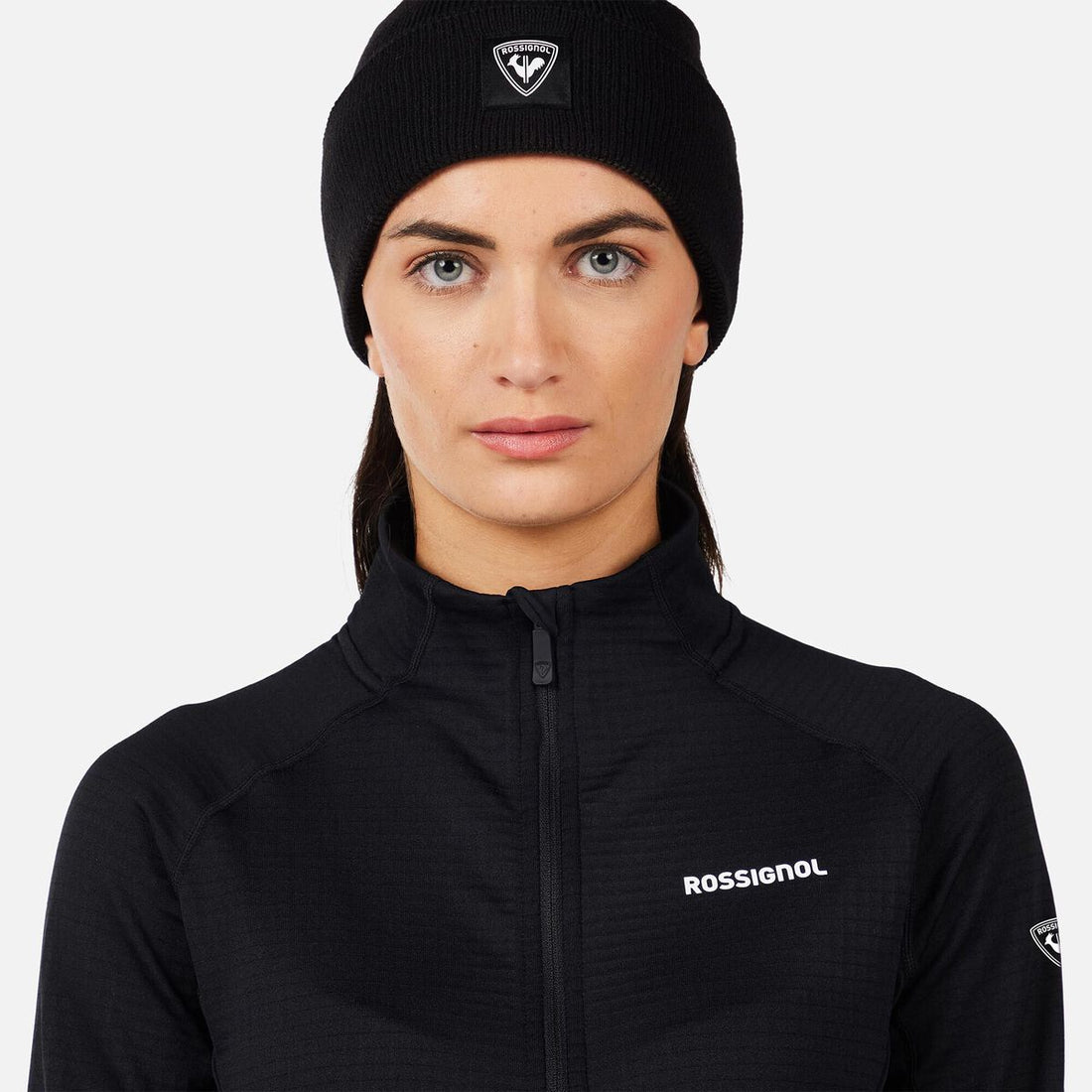 Rossignol Women's Blackside Mix Full-Zip Fleece - Black - view 5