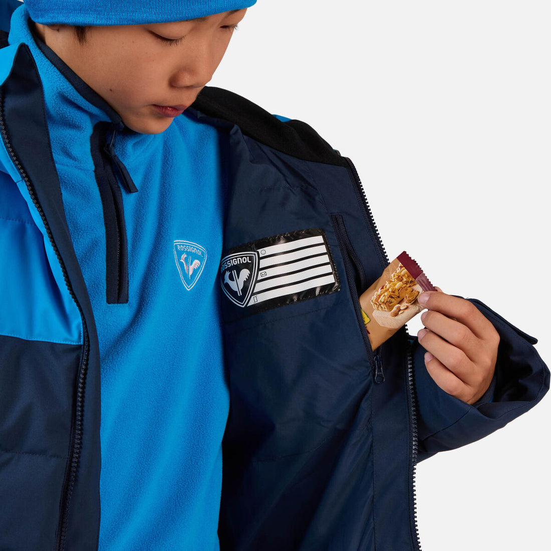 Rossignol Juniors' Siz Quilted Ski Jacket - Dark Navy - view 8