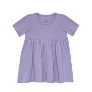 Nest Designs Short Sleeve Dress Violet Blooms