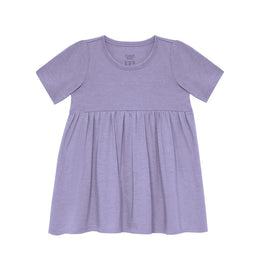 Nest Designs Short Sleeve Dress Violet Blooms