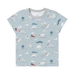 Nest Designs Short Sleeve PJ Set Puppy Park