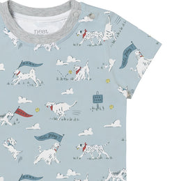 Nest Designs Short Sleeve PJ Set Puppy Park