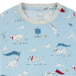 Nest Designs Short Sleeve PJ Set Puppy Park