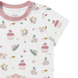 Nest Designs Short Sleeve PJ Set Very Squirrelly
