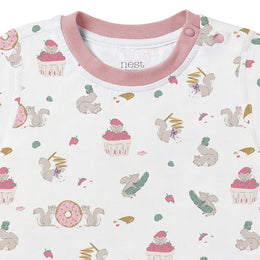 Nest Designs Short Sleeve PJ Set Very Squirrelly