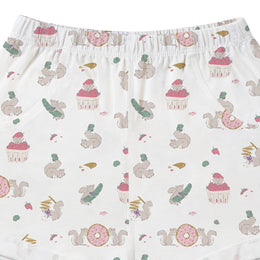 Nest Designs Short Sleeve PJ Set Very Squirrelly