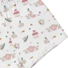 Nest Designs Short Sleeve PJ Set Very Squirrelly