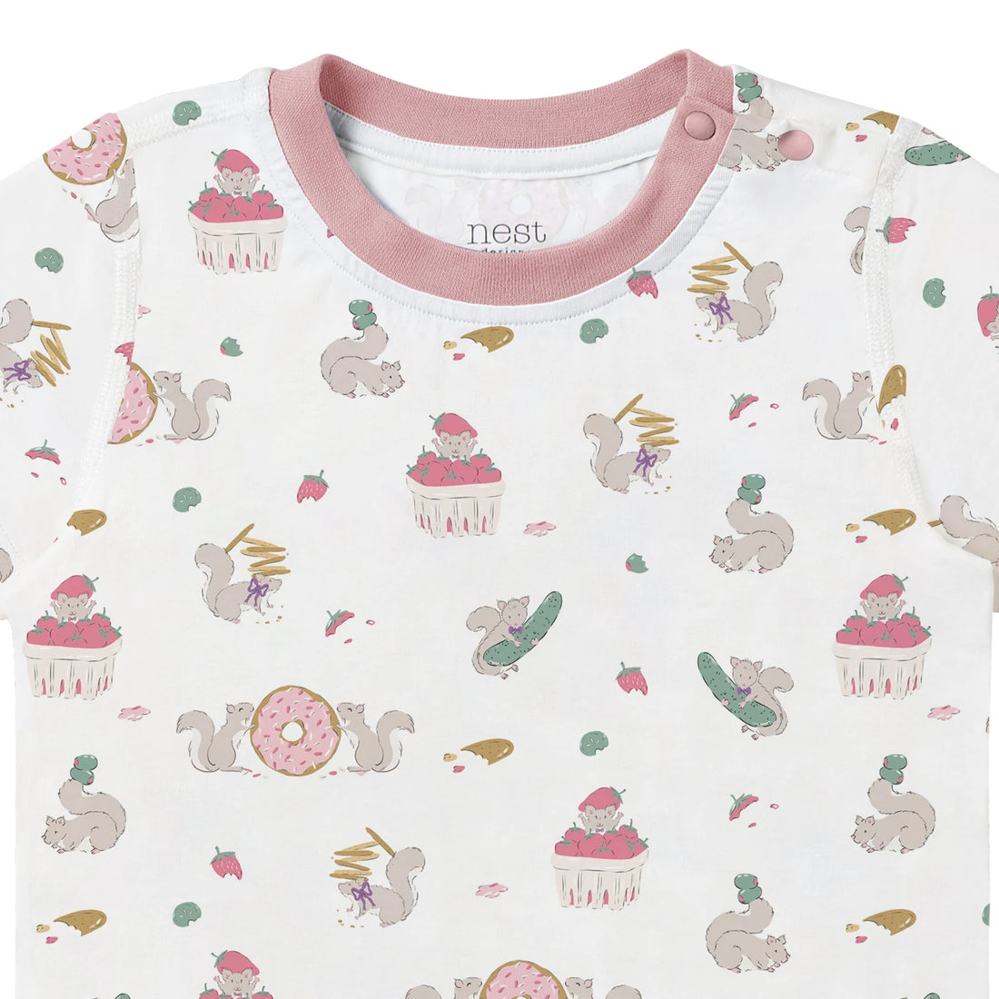 Nest Designs Short Sleeve PJ Set Very Squirrelly — product detail
