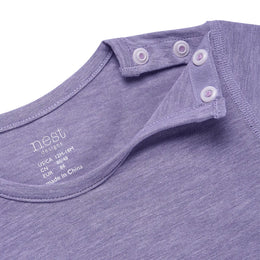 Nest Designs Short Sleeve T Shirt Violet Blooms