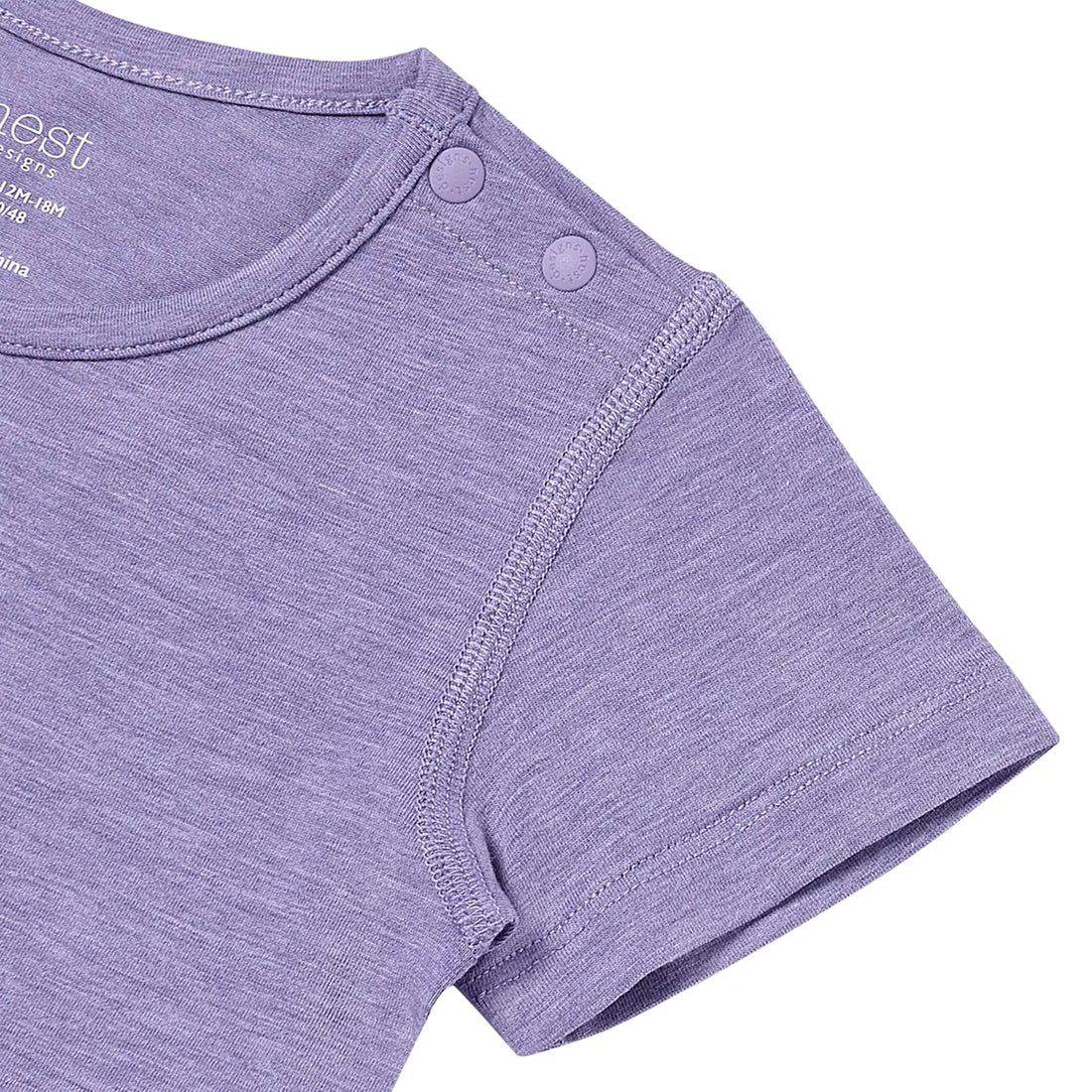 Nest Designs Short Sleeve T Shirt Violet Blooms — product detail