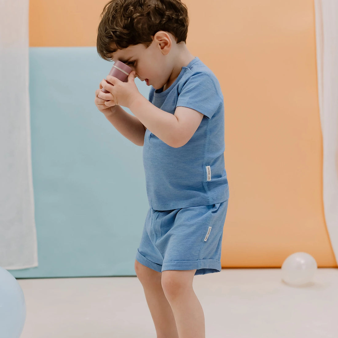 Nest Designs Shorts Azure Lake — lifestyle