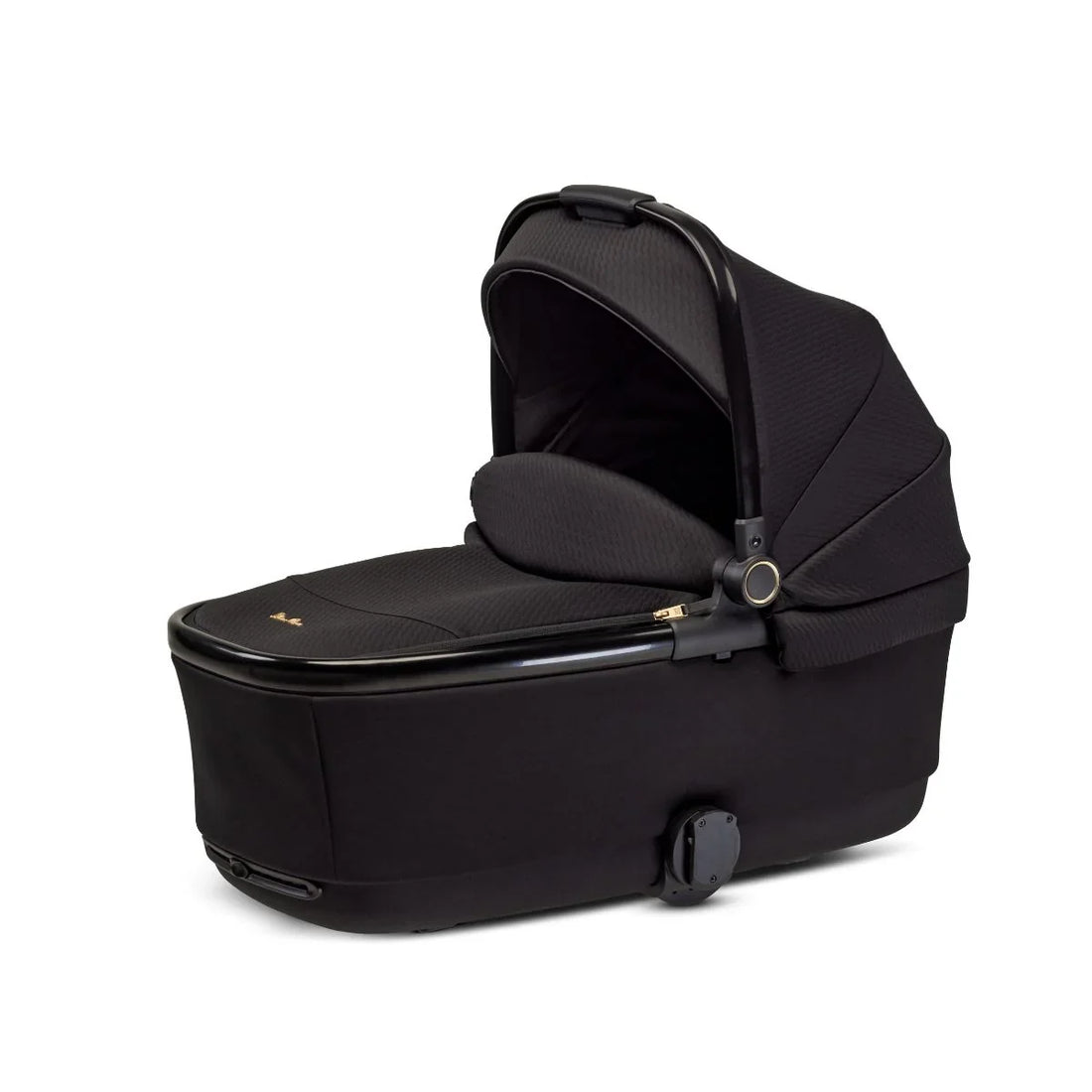 Silver Cross Reef 2 First Bed Folding Bassinet in Espresso — mesh ventilation panel