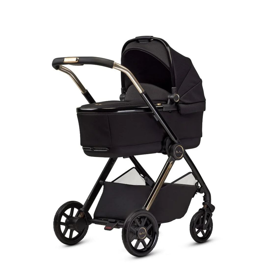 Silver Cross Reef 2 First Bed Folding Bassinet in Espresso — bassinet on Reef 2 chassis