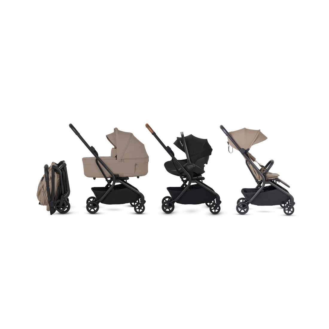 Silver Cross Nia Pod in Champagne — Nia pod travel configurations