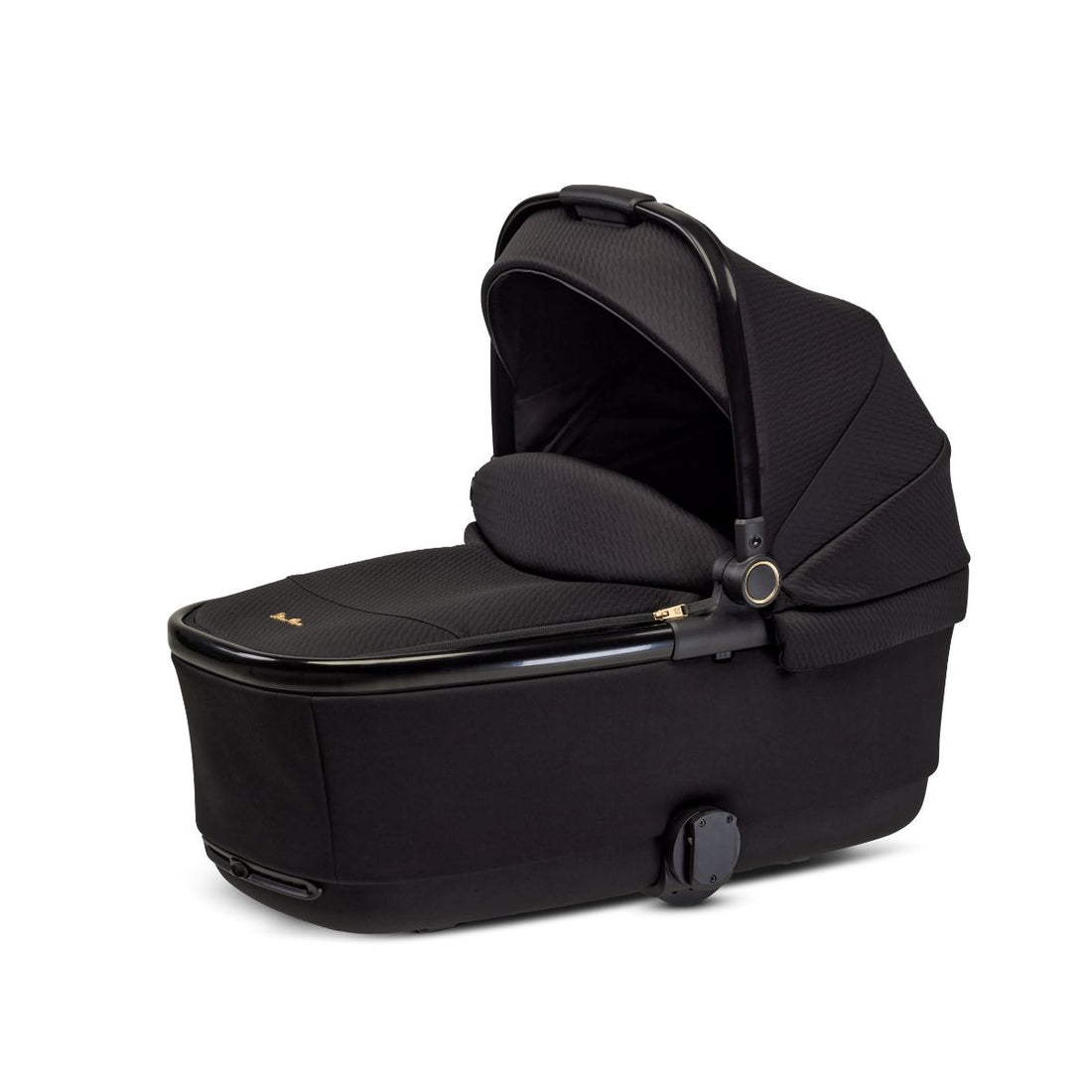 Silver Cross Reef 2 First Bed Folding Bassinet in Espresso — mesh ventilation panel