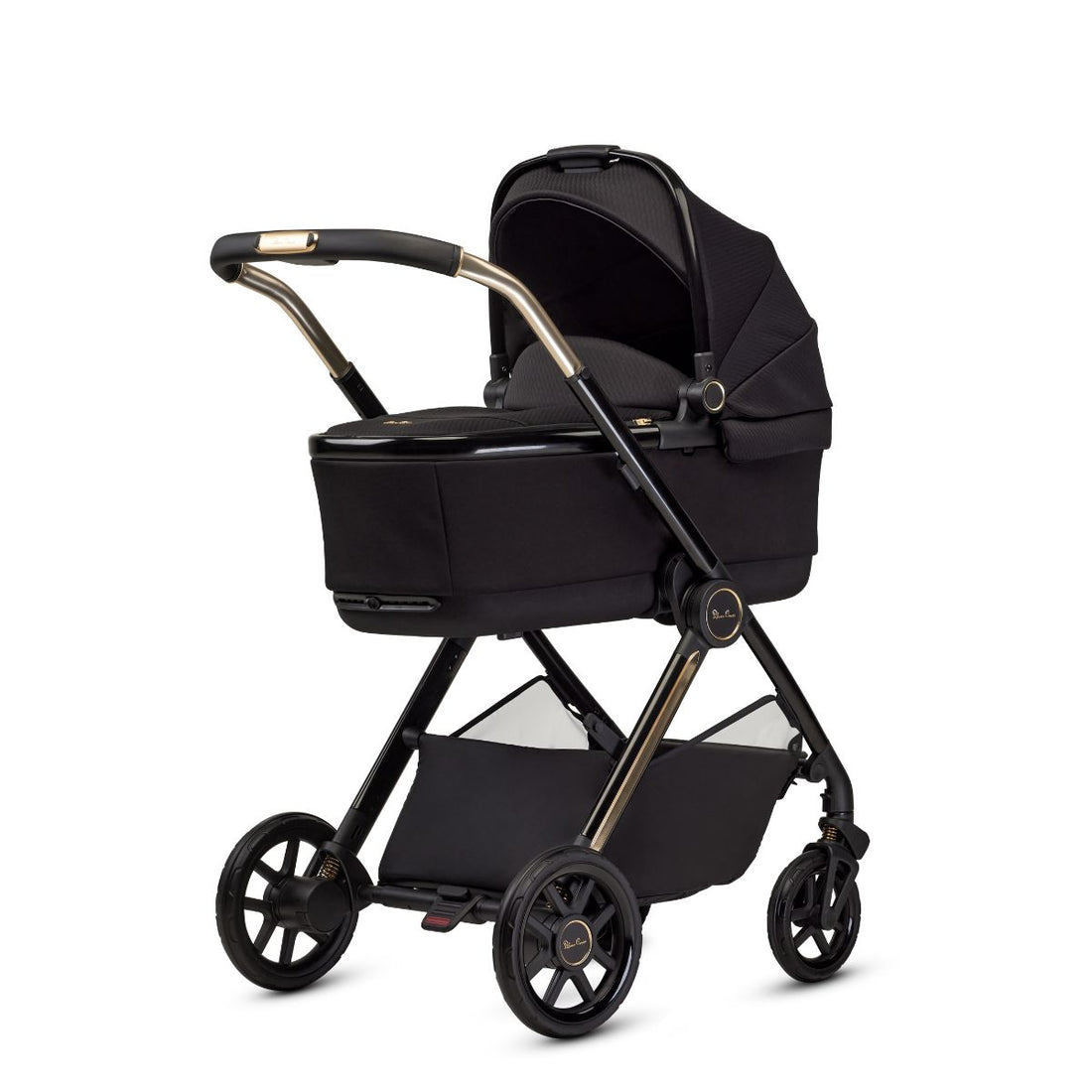 Silver Cross Reef 2 First Bed Folding Bassinet in Espresso — bassinet on Reef 2 chassis