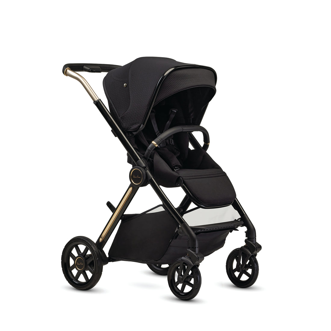 Silver Cross Reef 2 Stroller in Espresso — stroller three-quarter view