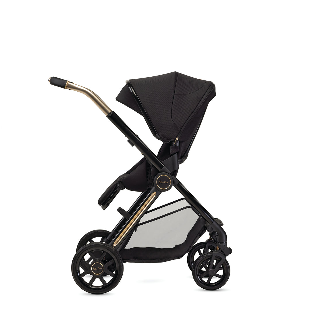 Silver Cross Reef 2 Stroller in Espresso — frame joint detail
