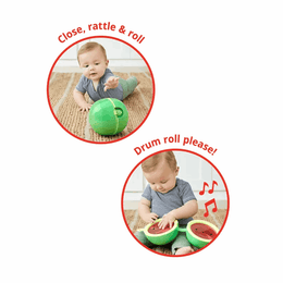 Skip Hop Farmstand Melon Drum Baby Toy