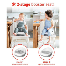 Skip Hop Sleek Seat Booster Grey/White