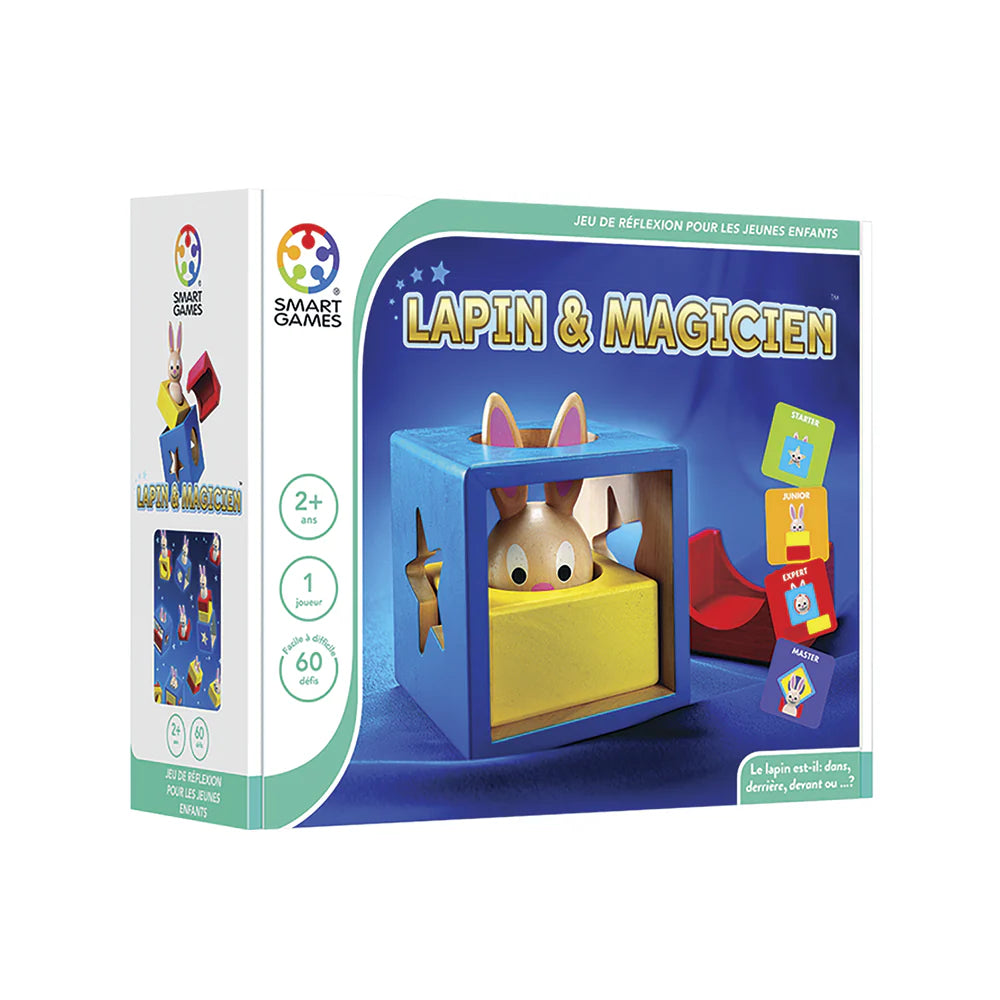 SMART GAMES Smart Games Bunny Boo 3D house puzzle with window, challenge cards, and wand img 1/5