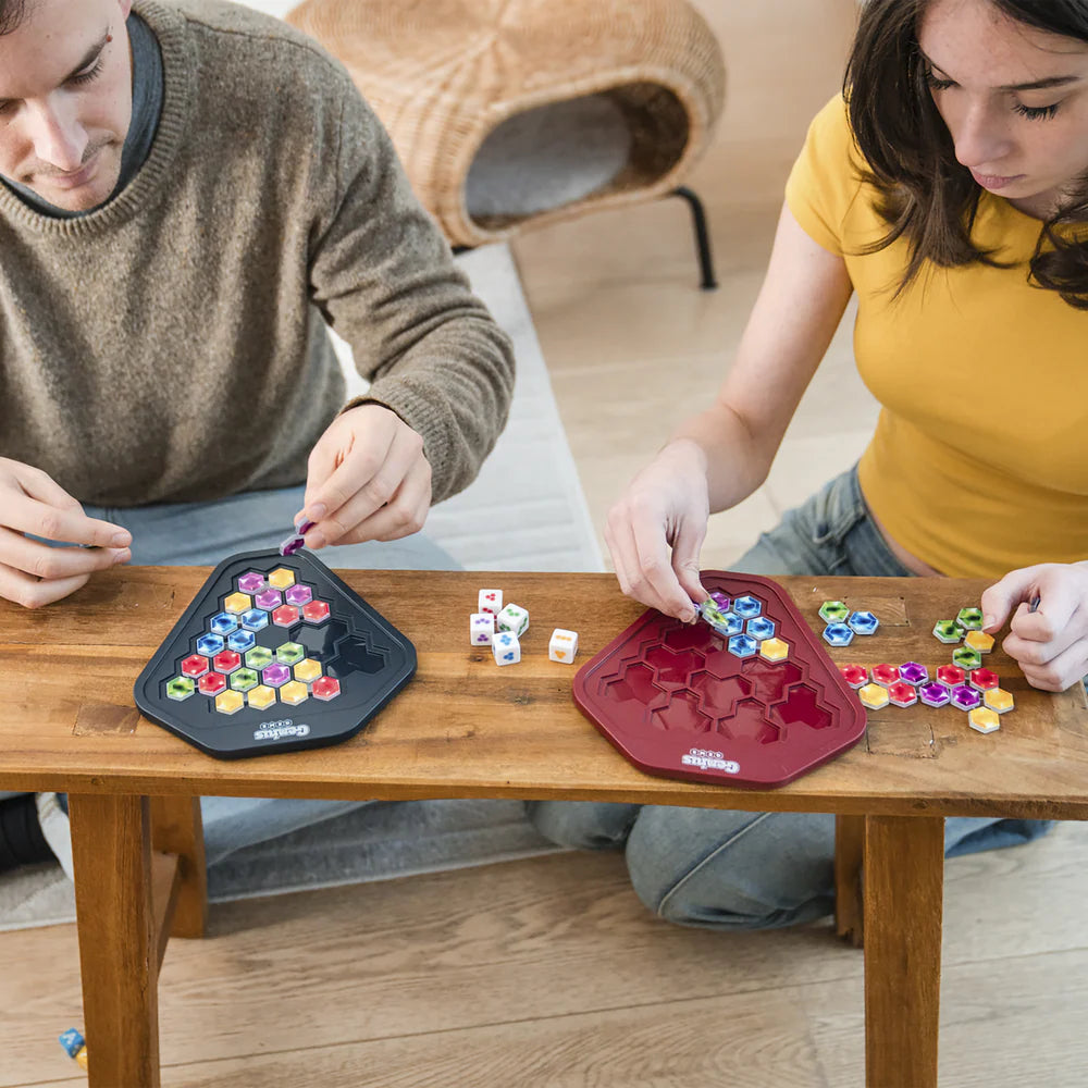 SMART GAMES Smart Games Genius Gems hexagonal boards with colored gem pieces and symbol dice img 4/6