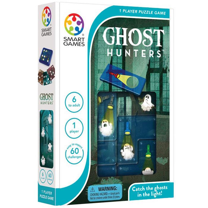 Smart Games Ghost Hunters puzzle game, 1 player with 60 challenges and ghost-themed blocks
