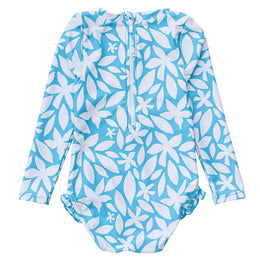 Snapper Rock Aqua Bloom Sustainable Ls Surf Suit