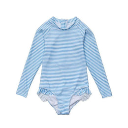 Snapper Rock Cornflower Stripe Surf Suit