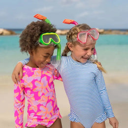 Snapper Rock Cornflower Stripe Surf Suit