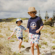 Snapper Rock Retro Surf Baby Set