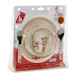 Sophie La Girafe Fresh Touch Mealtime Set Kiwi
