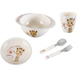 Sophie La Girafe Fresh Touch Mealtime Set Kiwi