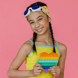 Splash Swim Goggles Rainbow Pop