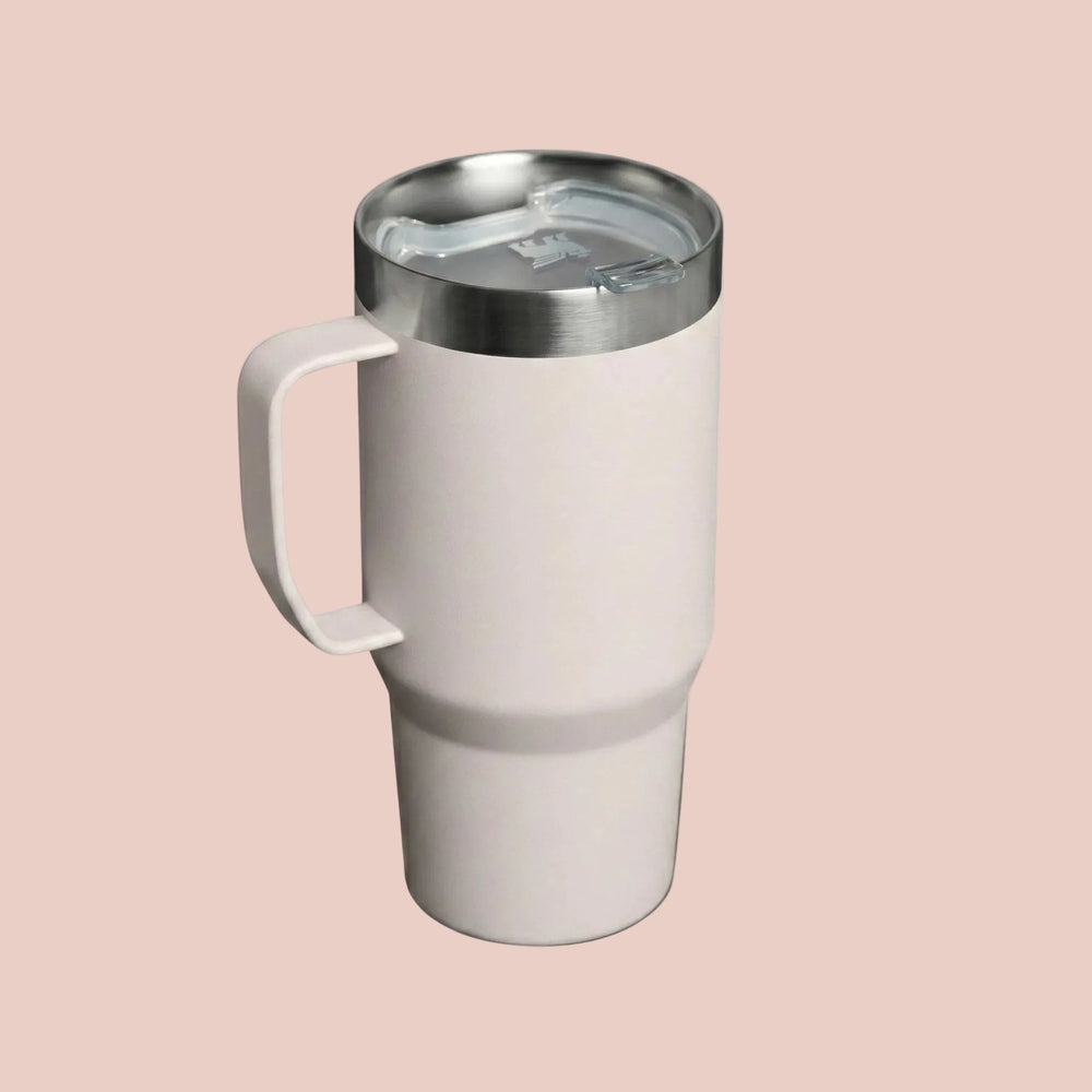 Stanley The Everyday Suburban Mug 16oz Travel Mug in White with Stainless Steel Lid
