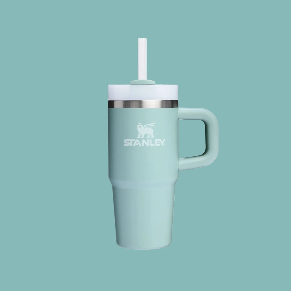 Stanley Quencher H2.0 Flowstate tumbler with handle, mint turquoise, 14 oz