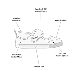 Stonz Cruiser Mary Jane Toddler Shoes Ivory