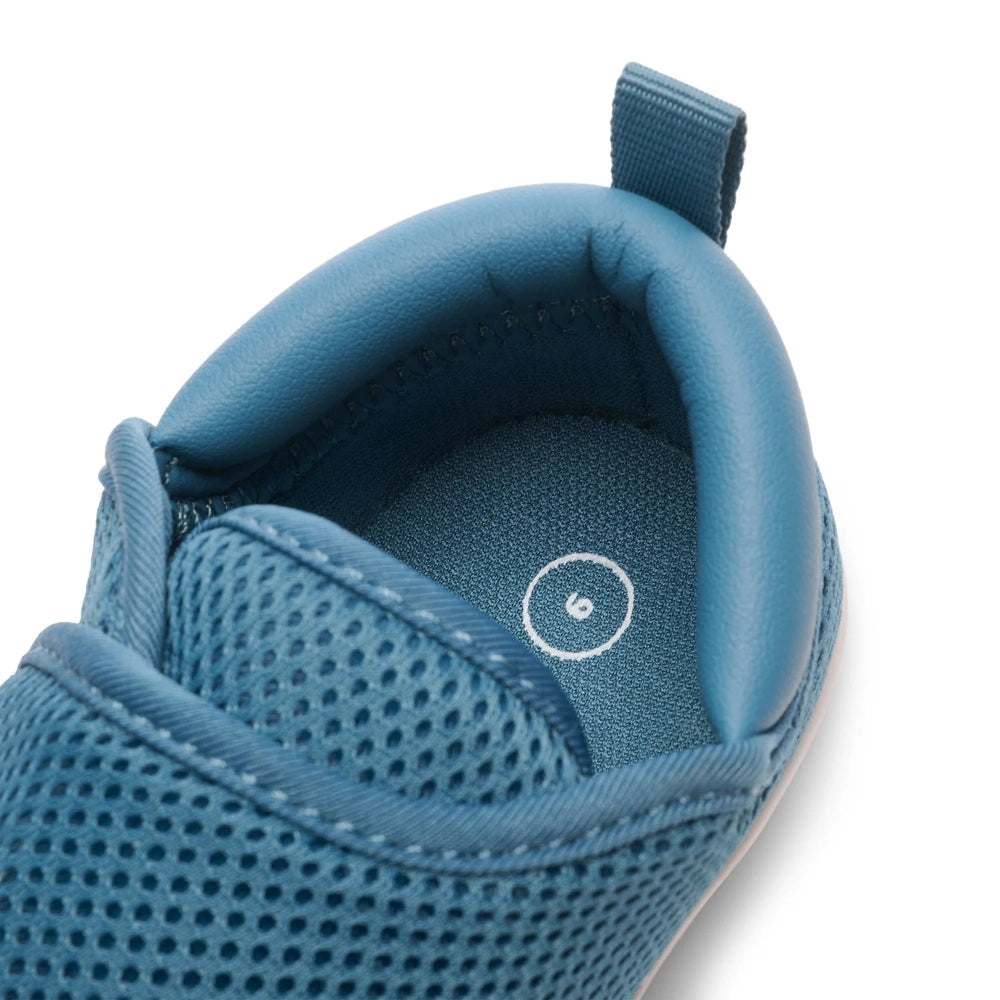 Stonz Cruiser Original Toddler Shoes denim blue with breathable mesh upper and padded collar by STONZ
