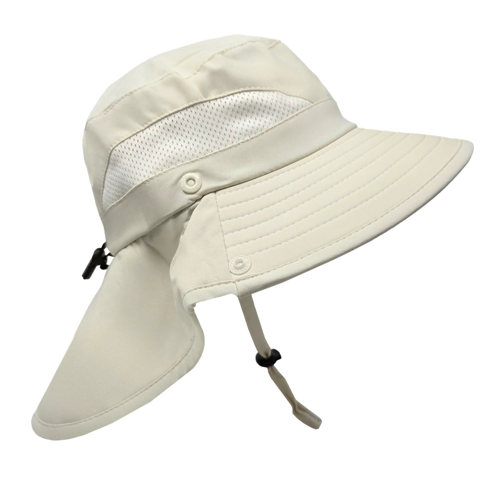 STONZ Stonz Explorer Hat with mesh ventilation, snap buttons, and protective neck flap img 12/19