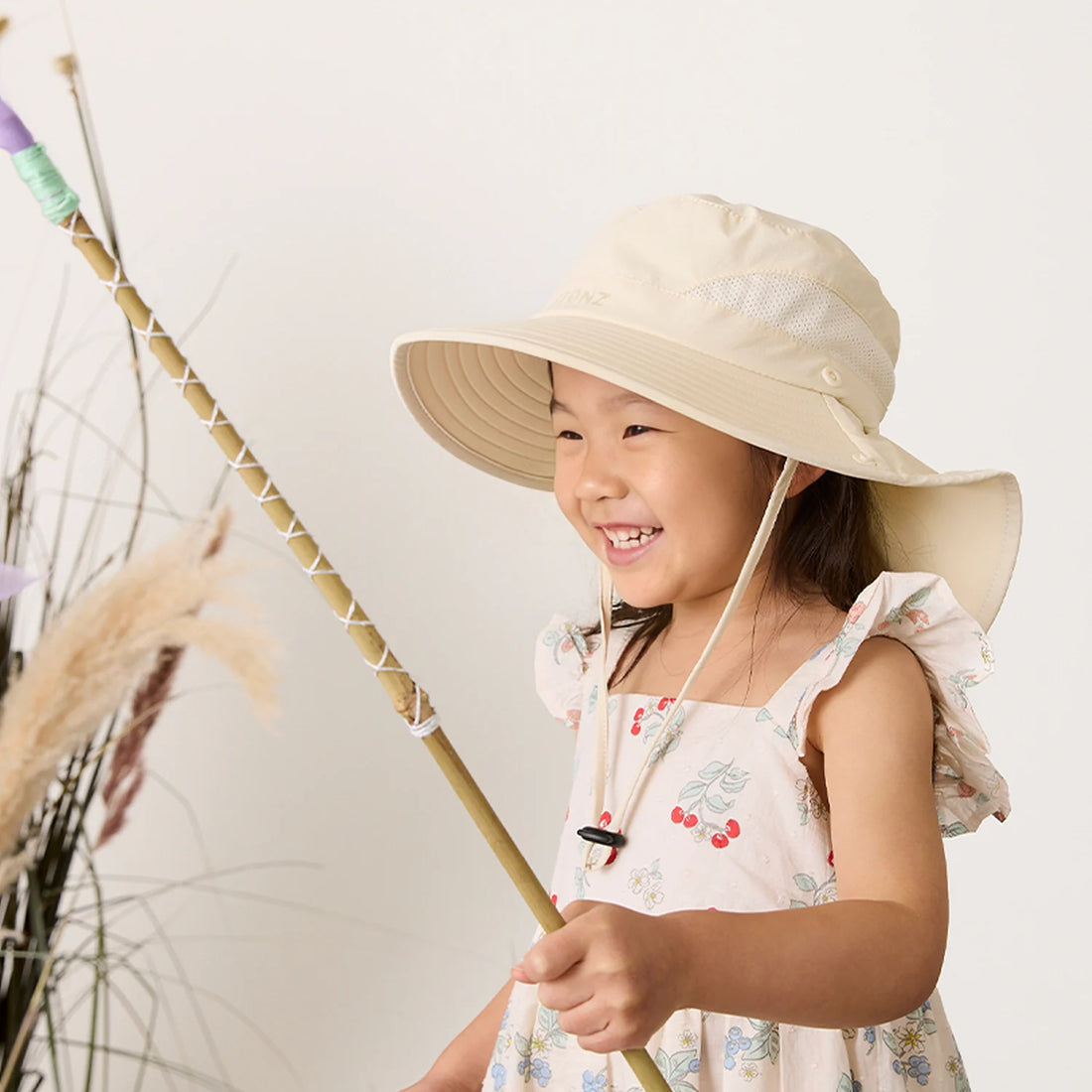 Stonz Explorer Kids Sun Hat - Buttercream
