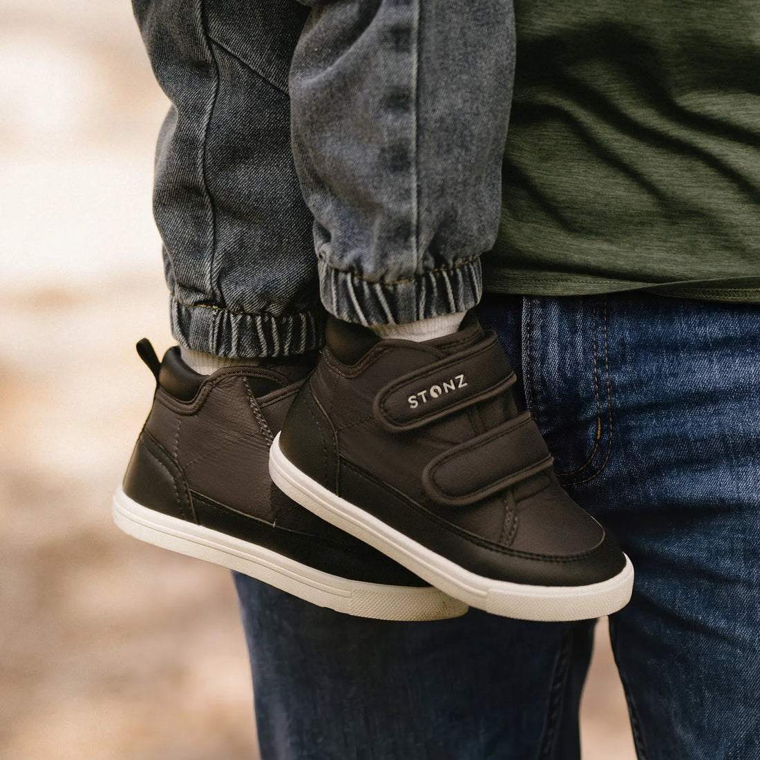 Stonz Journey Toddler & Kid Shoes - Charcoal/Black