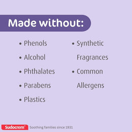 Sudocrem Pure Water Baby Wipes 60 Count